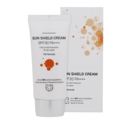 SUN SHIELD CREAM SPF30+ zapewnia 13-to godzinną ochronę przed promieniowaniem UVA/UVB 50 ml