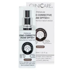 Krem przeciwsłoneczny - PREMIUM DERMO CORRECTIVE CREAM SPF50 30 ml DARK poprawia koloryt oraz chroni skórę przed promieniami UVA/UVB 