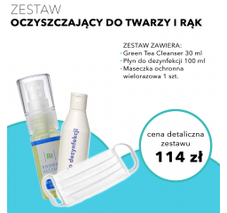 Zestaw oczyszczający do twarzy i rąk